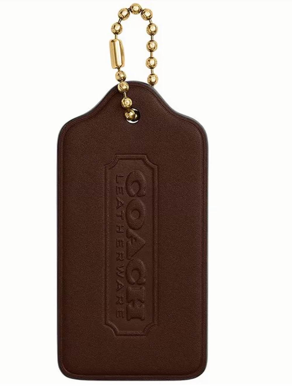 Coach XL Hangtag Bag Charm